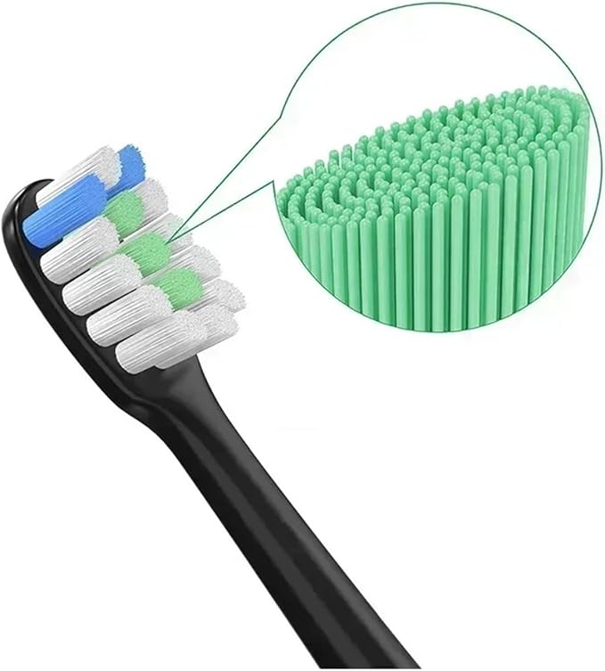 4/8 Pcs Replacement Toothbrush Heads Compatible for X3 Brush Head(8black)