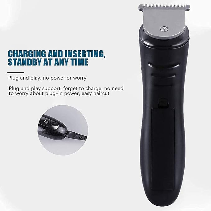 Ear and Nose Hair Trimmer Clipper for Men Women Eyebrow Facial Electric Hair Trimmer Safed Painless Stainless Steel Dual Edge Blades Professional Nasal Hair Removal (Color : B)