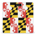 Maryland State Flag Smart Square Scale with Digital Display for Bathroom Scale