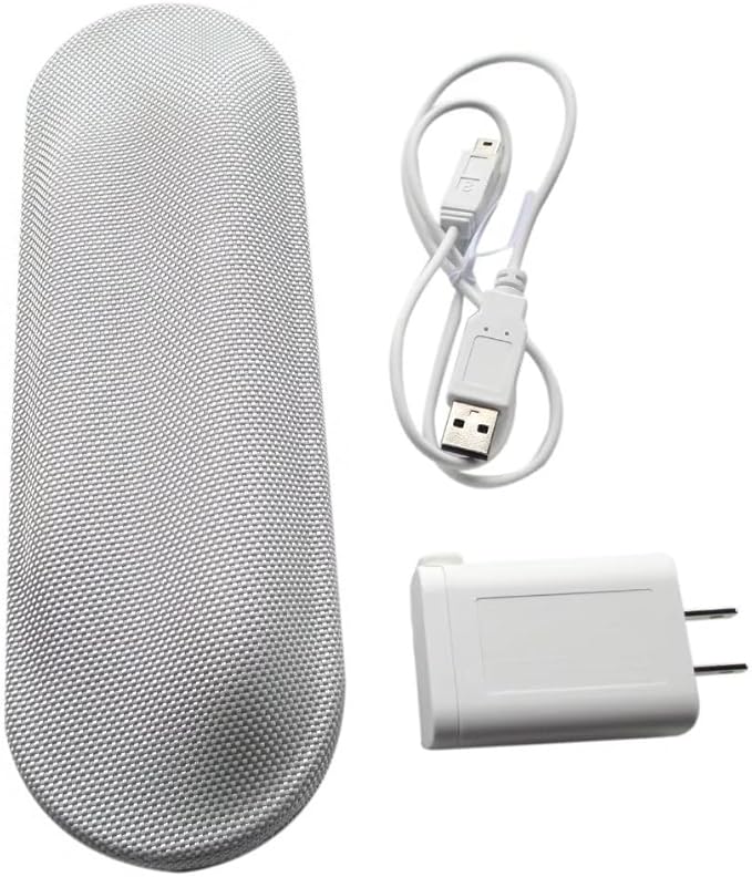 HX9210 Travel Charger Case w/AC Charger+USB Cable Replacement for Philips Sonicare DiamondClean Sonic Toothbrush HX9382HX9372HX9362HX9360(Gray-Green)