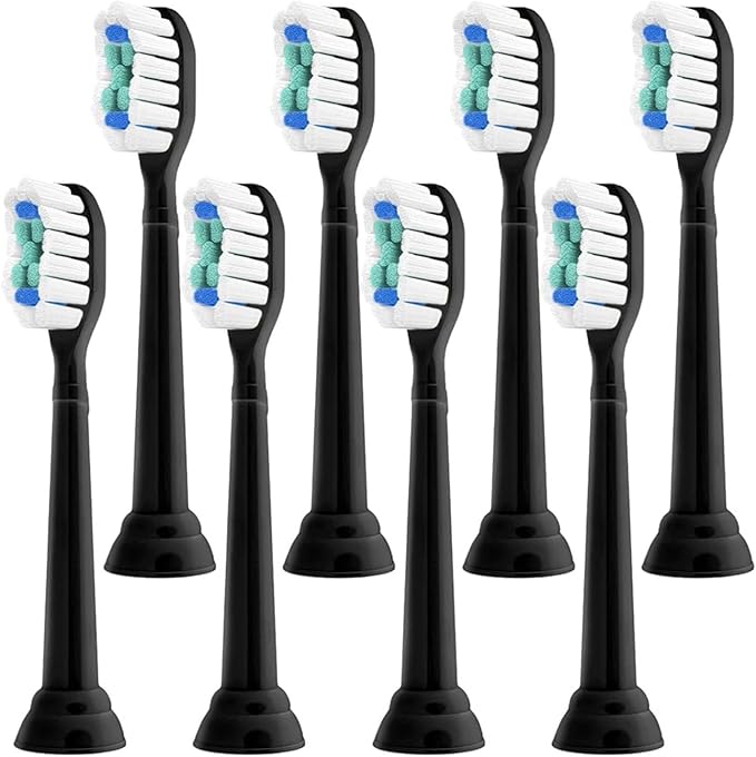 8 Pcs Replacement Toothbrush Heads Compatibility for Diamond Clean Electric Brush Head Hx6920 4100 5100 6100 1100