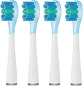 4 Pcs Compatible for Replacement Brush Heads for Usmile Electric Toothbrush Head Copper Free Shock-Absorbing(Green)