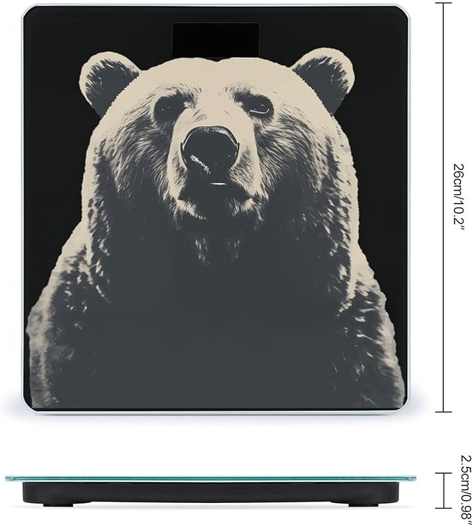 Bear Weight Scale Digital Scale for Body Weight Bathroom Scales for Home Office style