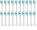 Replacement Toothbrush Head Compatible for Mijia T300/T500/T500C/T700(20pcs Bluegreen)