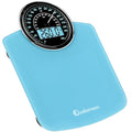 Adamson Hybrid 2-in-1 Analog &amp Digital Weighing Scale for Body Weight up to 400lbs - Thick Tempered Glass - Extra Large Display - Easy to Read Digital Bathroom Scale - New - Light Blue