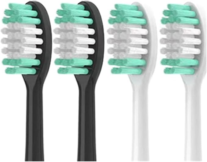 Electric Toothbrush Heads Compatible for Aquasonic Black Series/Series Pro/Vibe Series Unisex Replacement Nozzle(5PCS White)