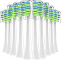 Replacement Toothbrush Heads with Covers for 7am2m AM101/AM105 Electric10 Pack(White)