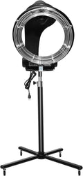 3 in 1 Hair Dryer Orbiting Infrared Hair TreatmentProfessional Salon Standing Hair DryerHalo Roller Ball Hair Color Processor 850w for Home and Salon(850W Black)