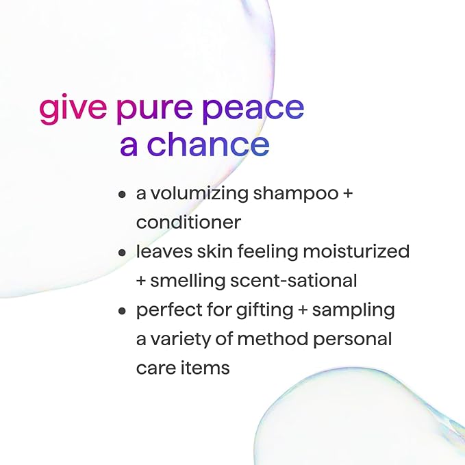 Method Body Wash and Hair Care Gift Set Pure Peace