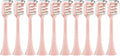 10PCS Replacement Brush Heads Compatible for SOOCAS X3/X3U/X5 Toothbrush Soft Suitable Vacuum Bristle Nozzles(10pcs Pink)