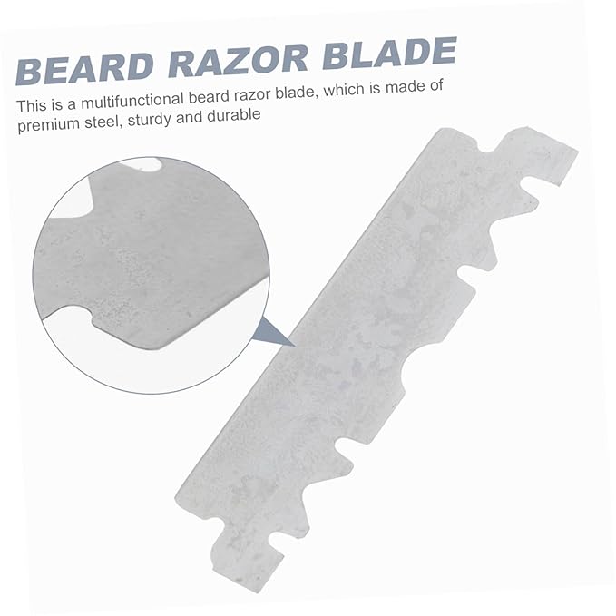 GALPADA 300pcs Single Face for Shaving Safe Replacement Blades for Home and Barbershop Use Lightweight and Practical Design