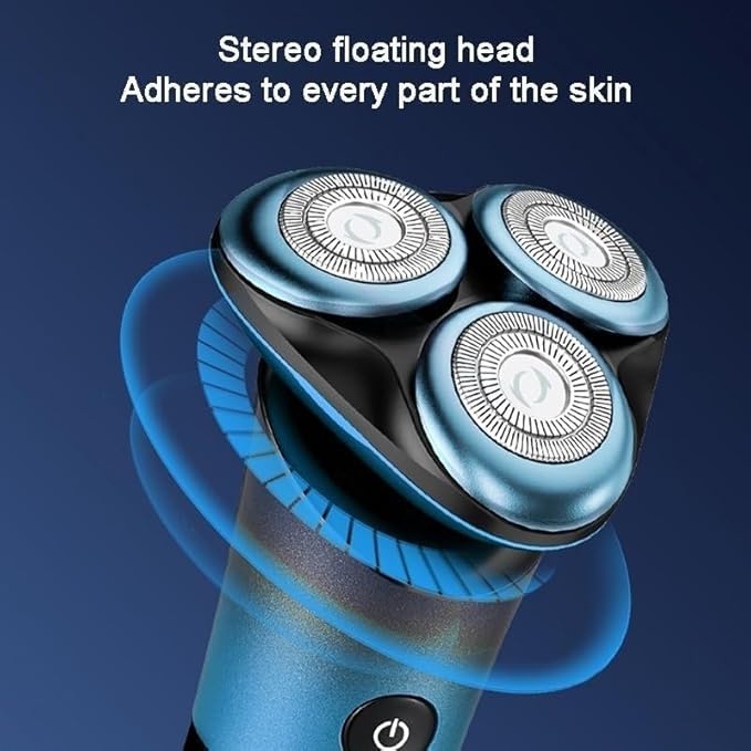 Electric Razor for Men Men's Electric Shaver 3D Floating Blade Washable Type-C Rechargeable Razor Waterproof Digital Display Face Shaving Beard Machine