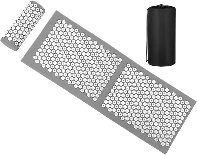 acupressures Roll Mat - Tension Release Base Portable Wellness Surfaces Spine Stimulation Board Recovery Support Platforms | Body Massage System Wellness Circulation Relaxation Balance for Travel