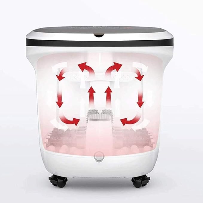 Foot Spa/Bath Massager with Heat Digital Temperature Control 4 Masssage Rollers Soothe and Comfort Feet Automatic Electric Massage Footbath Constant Temperature Heating Household Footbath