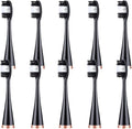 20pcs/Set Toothbrush Heads Replacement BrushCompatible for Teeth(Black B)