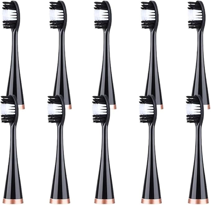 20pcs/Set Toothbrush Heads Replacement BrushCompatible for Teeth(Black B)