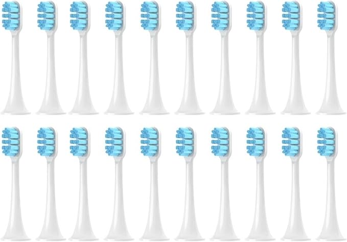 20pcs Replacement Toothbrush HeadsCompatible for T300/T500/T500C/T700 Vacuum