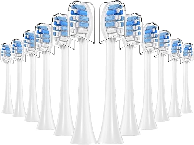 4-16pcs Toothbrush Replacement Heads Compatible with PH Replacement Heads Electric Brush Head for 4100 5100 6100 9023(Blue-12pcs)