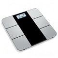 Smart Body Scale - Bluetooth Bathroom Scale with 18 Body Metrics &amp Trend Tracking Thickened I-Beam Design Large Tempered Glass 400 lbs Capacity (Charcoal Grey)