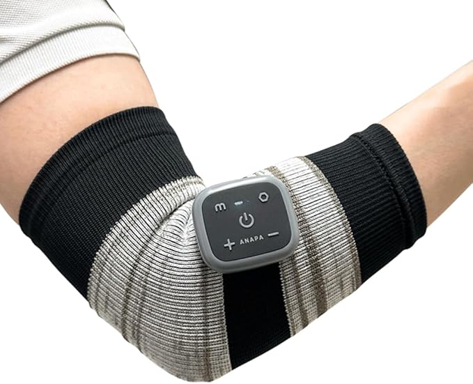 ANAPA Microcurrent &amp Low-Frequency Elbow Massager Wearable USB Rechargeable Portable Muscle Relaxation Device