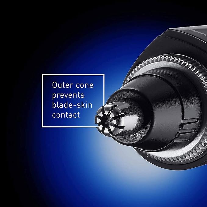 Ear Nose Hair Trimmer for MenMens Electric Nose Hair TrimmerWater Resistant Stainless Steel Nose and Ear Hair Trimmer