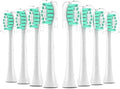 8Pack Replacement Toothbrush Heads Compatible for with Brush Head White(8pcs Blue)