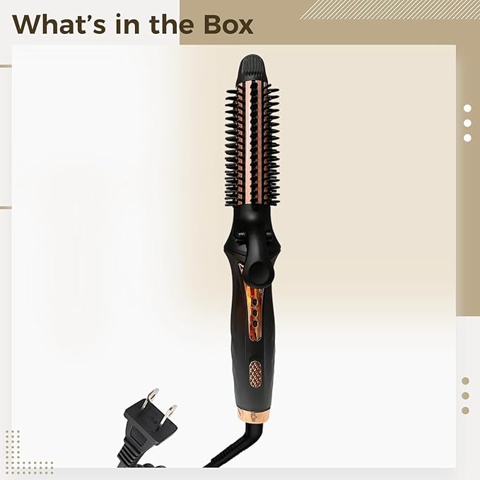 Hair Straightener And Curler 360° Rotatable Cord Quick Heating Multifunctional Automatic Hair Styling Tool 40 W Power Adjustable Temperature 2-In-1 Us Plug