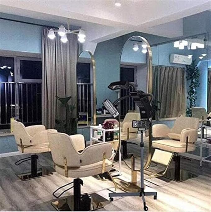 Salon Household Profession Heater Color Processor Stationary Wheel with Floor Hair Dryer Height-Adjustable Timer and Temperature Control Digital