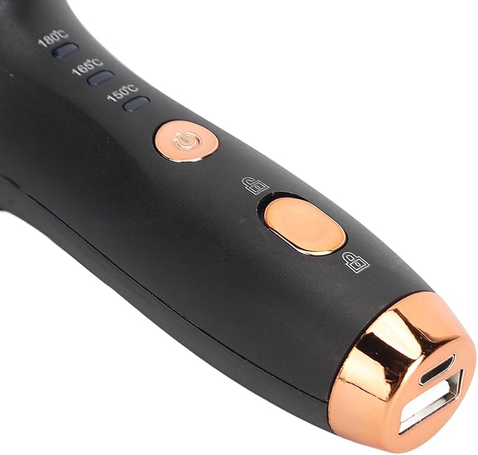 2-in-1 Hair Straightener and Curling Iron with Adjustable Temperature for Versatile Styling