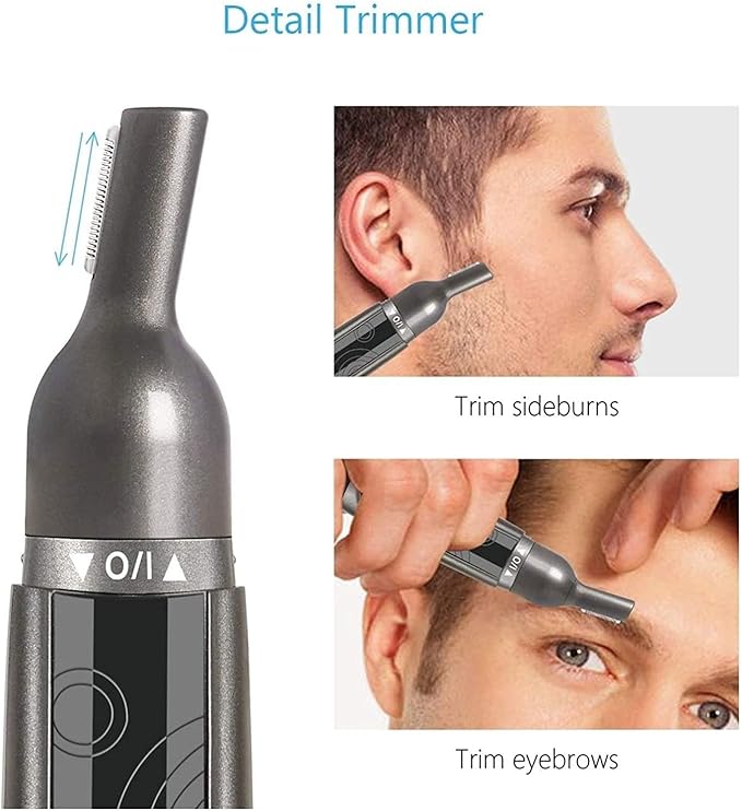 Nose Hair Trimmer for Men and Women Painless Nose Hair Remover Electric Waterproof Mens Nose Clippers
