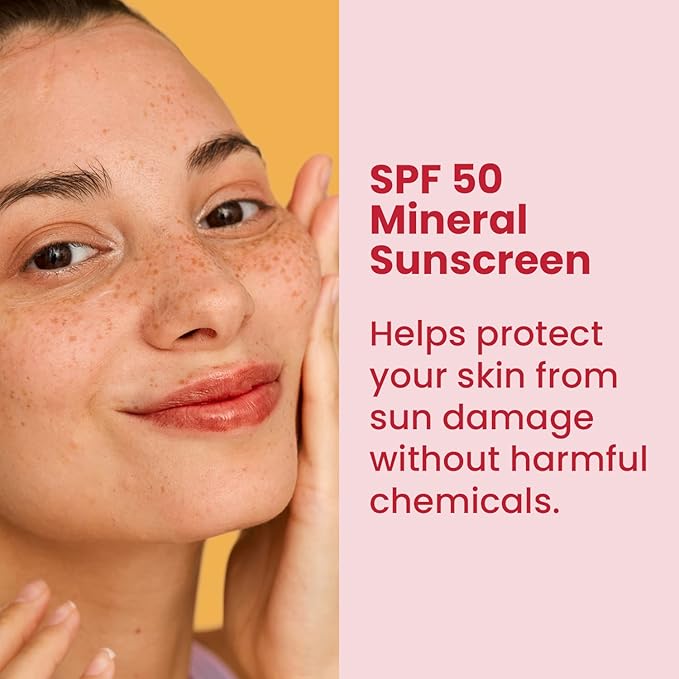 Healthy Skin Lab Protect Tinted Moisturizer SPF 50 Sheer Universal Tint Lightweight Hydrating Mineral Sunscreen for Face Hyaluronic Acid Broad Spectrum Daily SPF Dermatologist Tested 1.8 oz