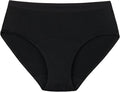Thinx for All Leaks Hip-Hugger Underwear Holds up to 100ml or 6tbps or 1/4 Cup Worth of Liquid* Light Absorbency Incontinence Underwear for Women Feminine Care Black 5XL