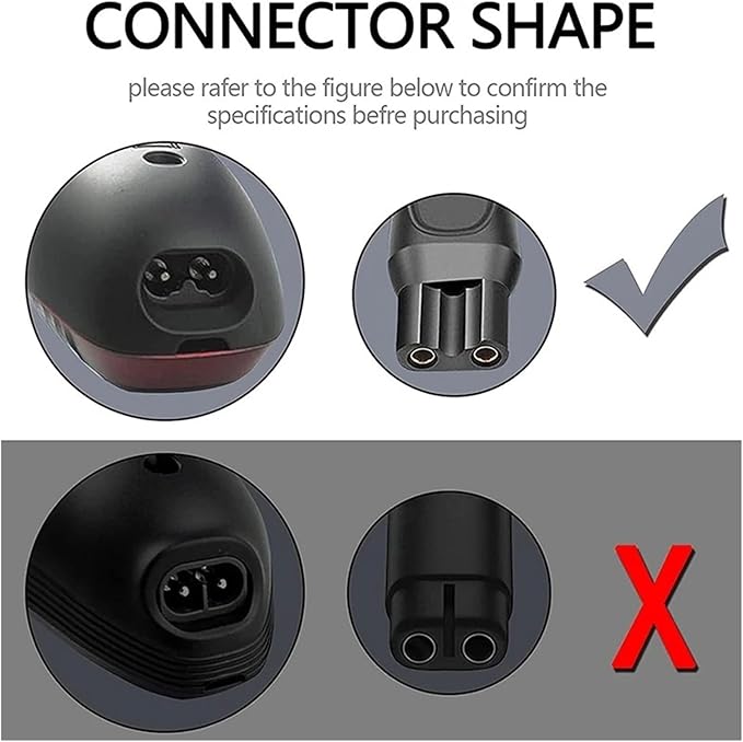 Shaver Charger CordCompatible for PhilipsHq8505 Replacement Fit 7000 5000 3000 Series Electric Shaver US Plug.