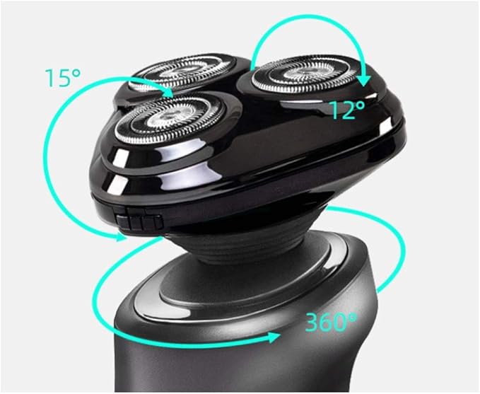 Electric Razor for MenElectric Shaver Rotary Razor Men Cordless Beard Trimmer Wet Dry Shaver Waterproof