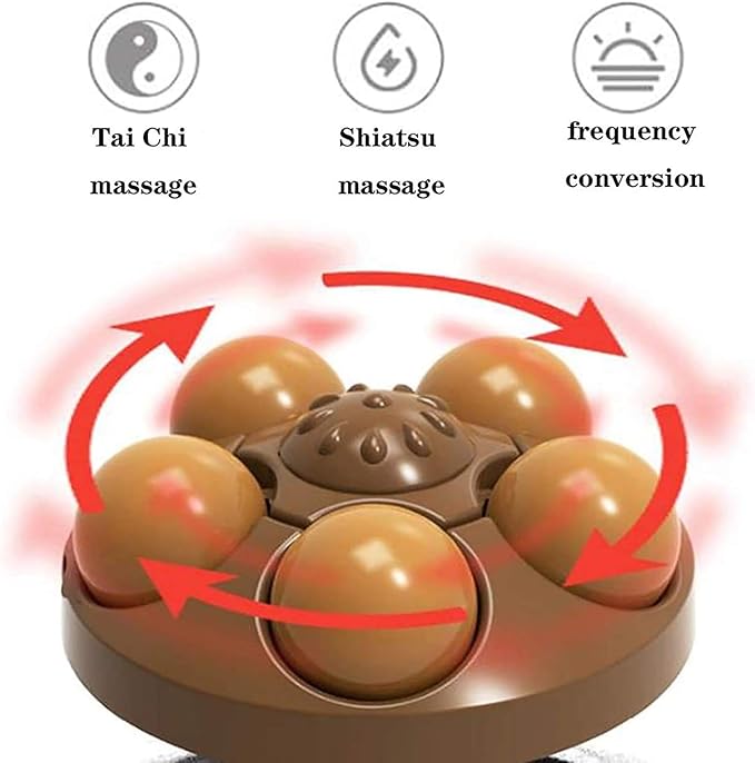 Foot Spa Massager Heated Foot Bath with 6 Massaging Rollers Adjustable Temperature Fumigation and Soaking Foot Bath Over The Calf | Red Light Heating | Time Setting | Household Thermostatic