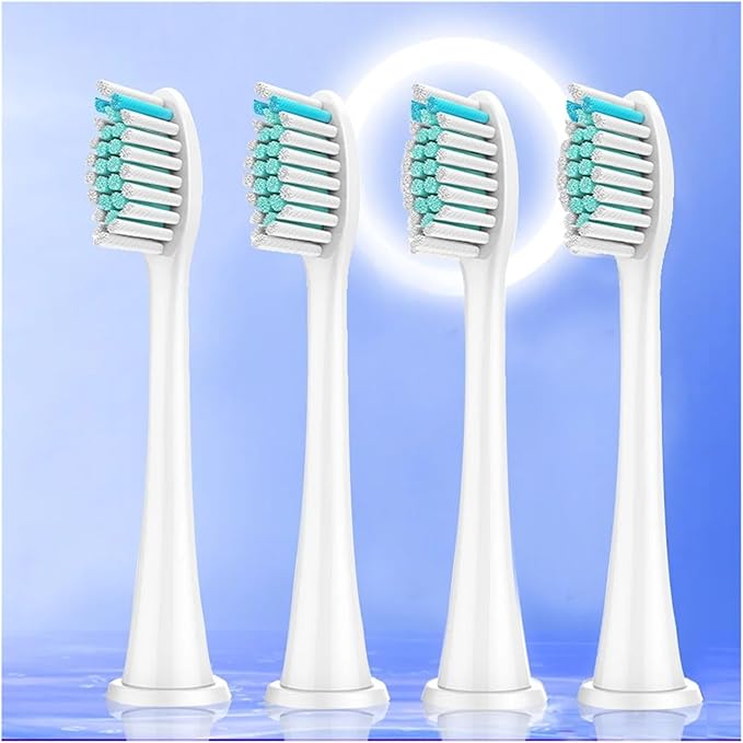 Electric Toothbrush Head Replaceable Sonic Suitable Compatible for 's Brush(Black 12pc)