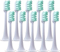 Compatible for Xiaomi Mijia T300 T500 T700 Ultrasonic for Mi Toothbrush Nozzles Replacement Tooth Brush Head(Green-Standard)