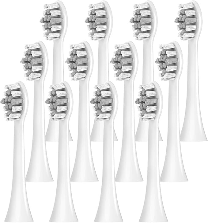 Replacement Toothbrush Brush Heads Compatible for with Philips Sonicare Professional Electric Pro1100 2100 4100 5100 6100(12 Pcs)