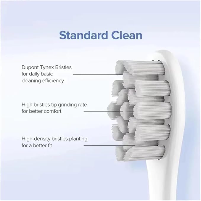 Electric Toothbrush Brush Heads Compatible for X Pro Elite Flow Z1 X10 E1 Air 2 All Series Smart Sonic Accessorie Bristles(1pcs)