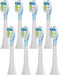 8Pcs Replacement Brush Heads for Electric Toothbrush Soft Bristle(PS Green)