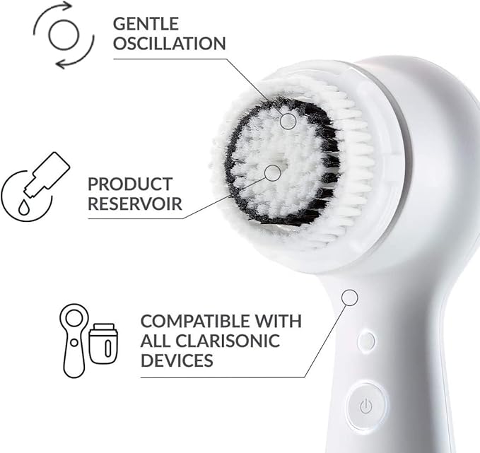 Clarisonic Mia 2 Sonic Facial Cleansing Brush - Electric Face Exfoliator for Deep Clean &amp Pore Cleansing Waterproof &amp Rechargeable – Lavender (Sea Breeze)