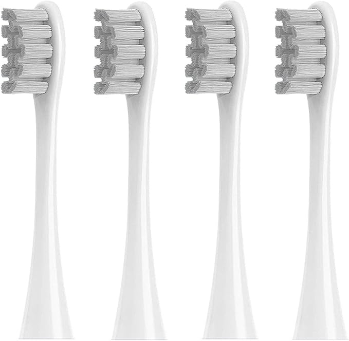 16PCS Toothbrush Heads ReplaceableCompatible for X/X PRO/ Z1/ F1/ One/Air 2 /SE Soft Bristle Brush(16pcs Grey)