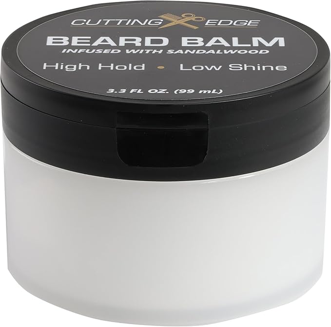 Cutting Edge Heated Beard Straightener Brush for Men Includes Beard Oil &amp Beard Balm Ceramic Heated Brush Auto Shutoff Beard Straightening Hot Comb Tool for Men