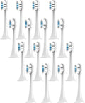 for T300 Replacement Toothbrush Heads Sonic Electric DuPon Soft Bristle Brush(T300White Blue-16pcs)