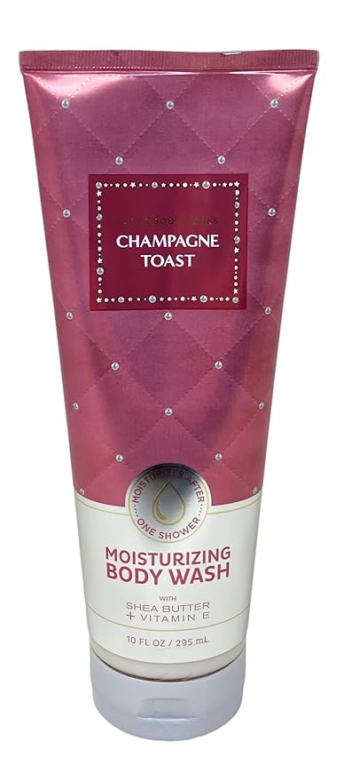 Bath &amp Body Works Champagne Toast 3 Moisturizing Body Washes with a Himalayan Salts Springs Bar Soap