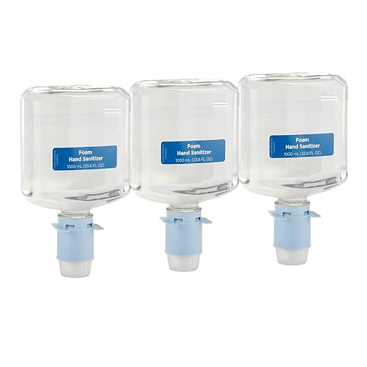 Georgia-Pacific (43337 Pacific Blue Ultra Foam Hand Sanitizer Refill for Pacific Blue Ultra Automated Touchless Dispenser Dye and Fragrance-Free 33.8 FL OZ 3 Refills Per Case