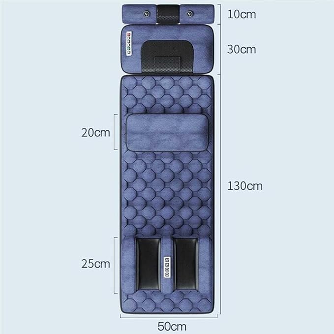 Massage Mat Full Body Back Massagers with Heat10 Vibrating Massagers for Back Lumbar Leg Massage Mat9 Modeue and SorenessMuscle