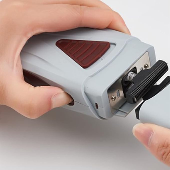 Reciprocating Electric Trimmer Multifunctional 2 Blade Rechargeable Electric Rechargeable Balding Head Shaver Beard Trimmer Rechargeable Electric for Men