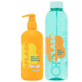 Splash Kids 2-in-1 Shampoo + Body Wash and Bubble Bath Set with Aloe Vera and Vitamin E Hypoallergenic Sulfate Free