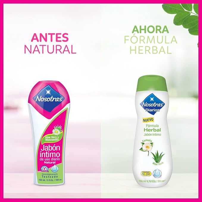 Intimate soap (2 pack) nosotras jabon intimo jabon intimo para mujer nosotras Intimate soap for woman by nosotras (Extreme Fresh)
